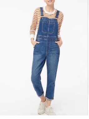 J. Crew Women's Classic All Day Stretch
Denim Overalls Size XS